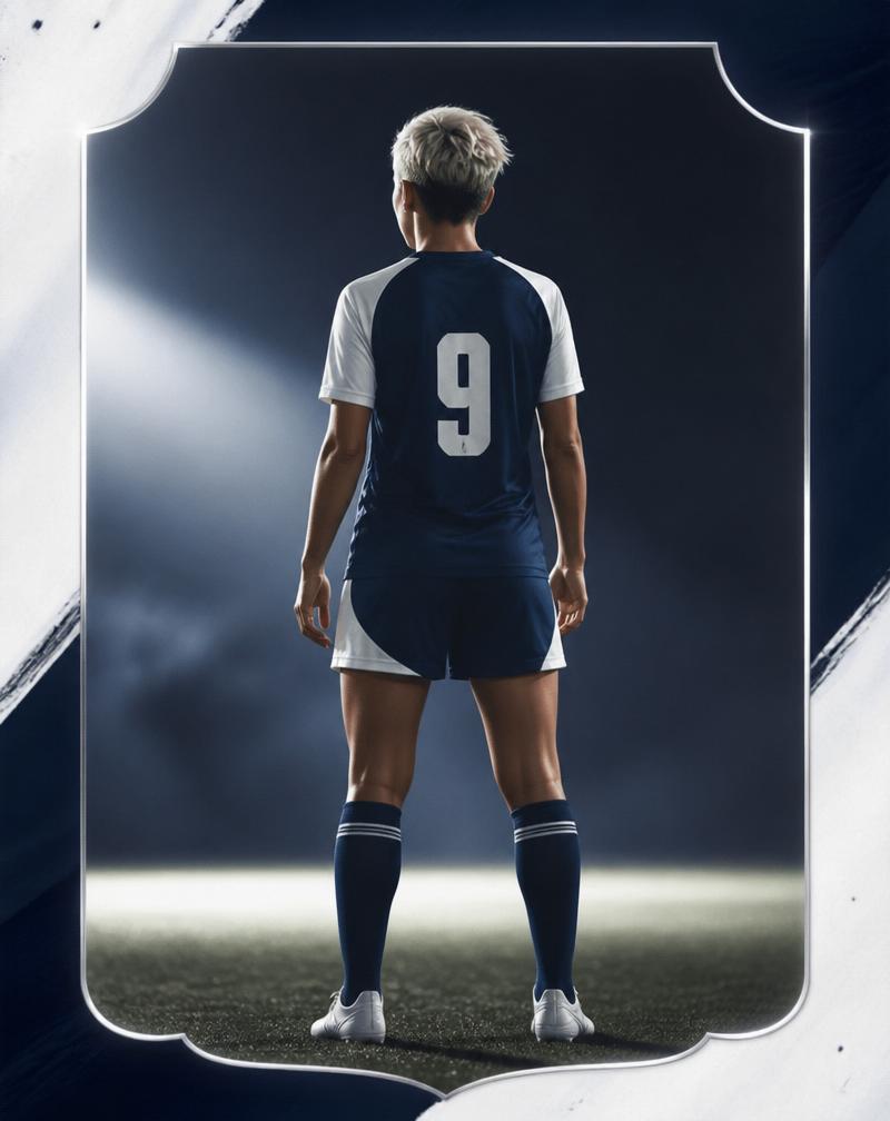 Fictional player Jordan in Spurs kit